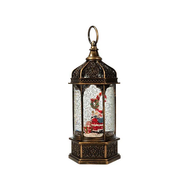 Kurt S. Adler, Inc. - Wholesale Christmas Decoration - Battery Operated LED Santa Water Lantern