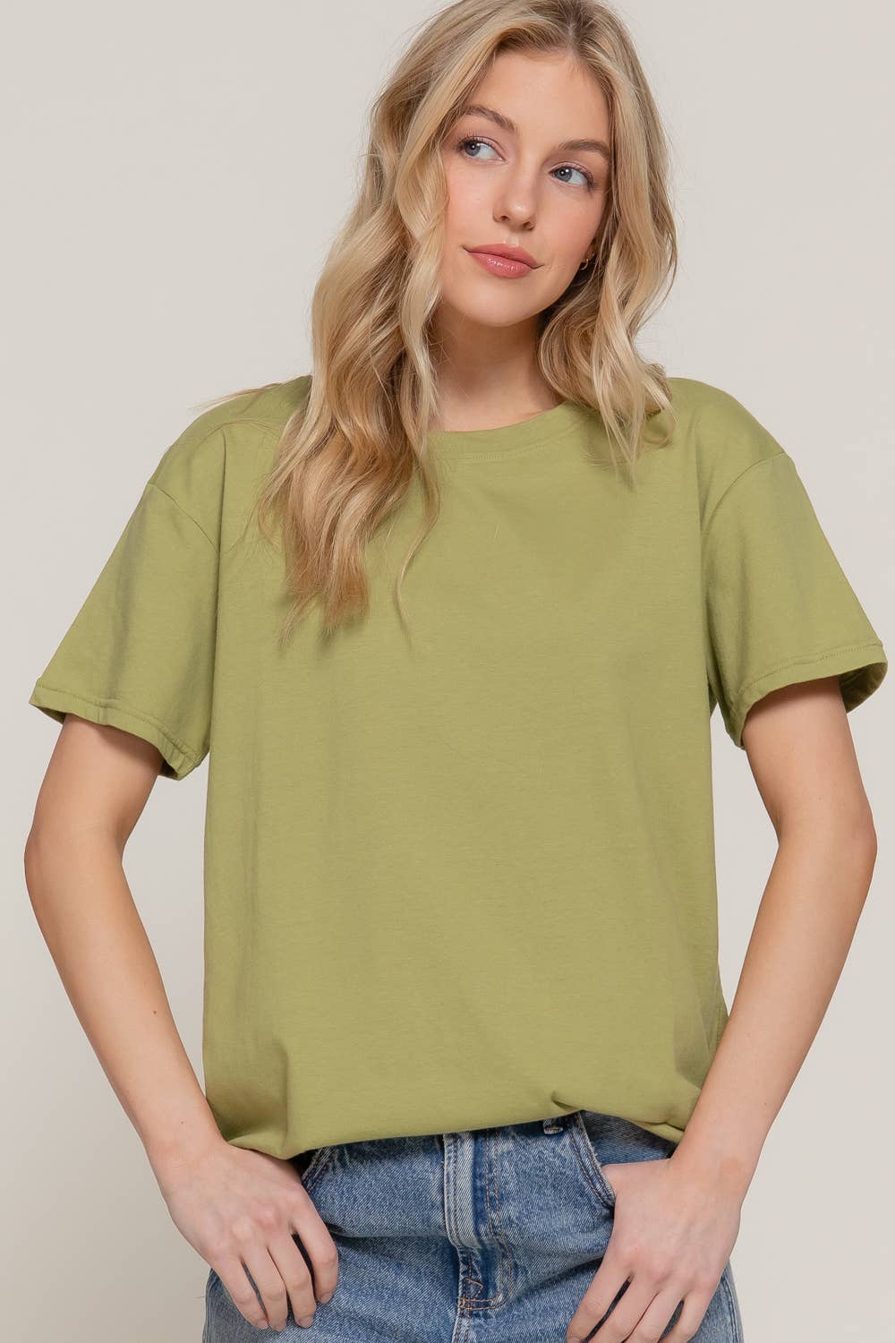 Active Basic | Active USA – wholesale Knit top – Women's – Short Sleeve Round Neck Tee31