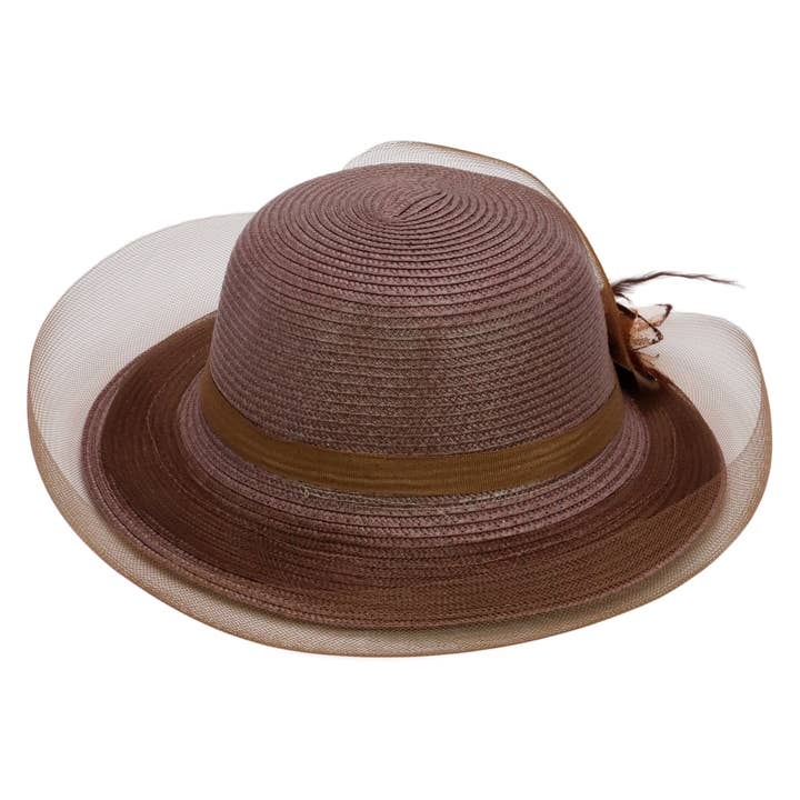 Cap Zone - Wholesale Fascinator Hat - Women's - Organza Fascinator Derby Bucket Sun Hat12