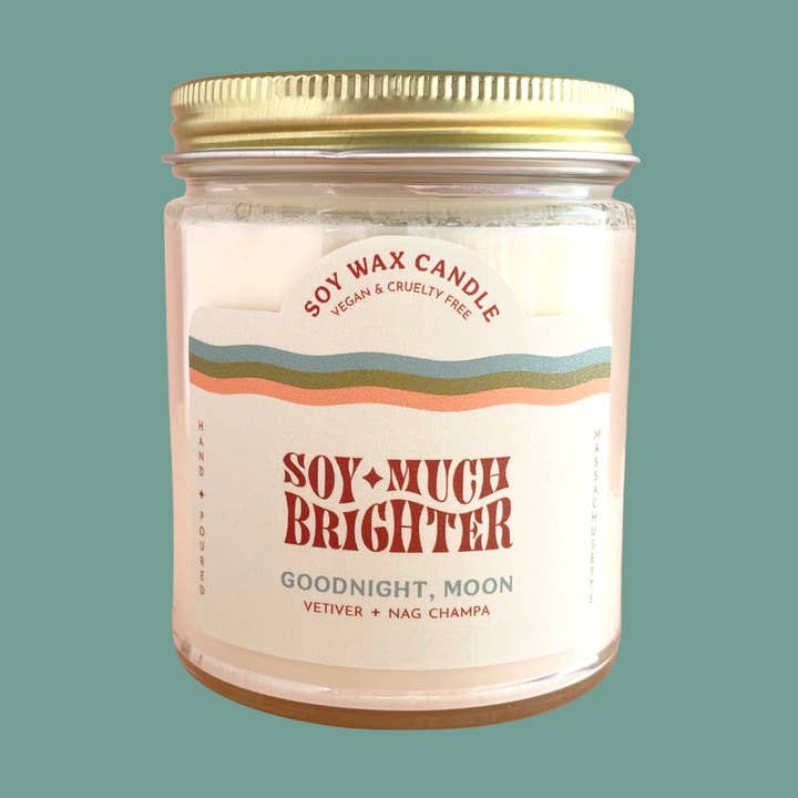 Goodnight, Moon // Non-toxic Soy Wax Candle for wholesale by Soy Much Brighter Candle Co.