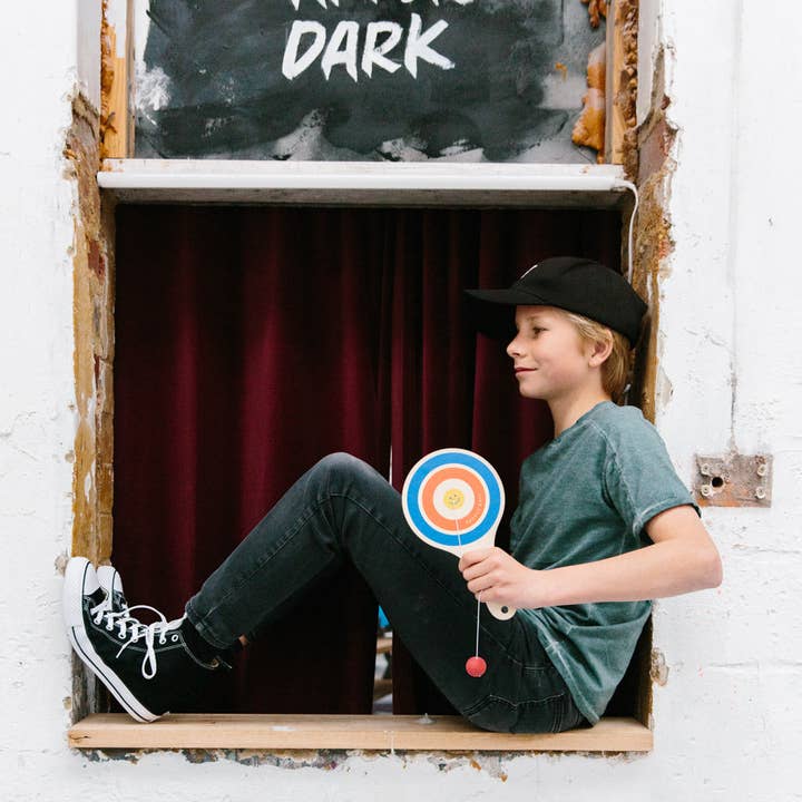 Make Me Iconic - Wholesale Classic toy – Kids - WOODEN TOY - LOOSE CHANGE PADDLE BALL3