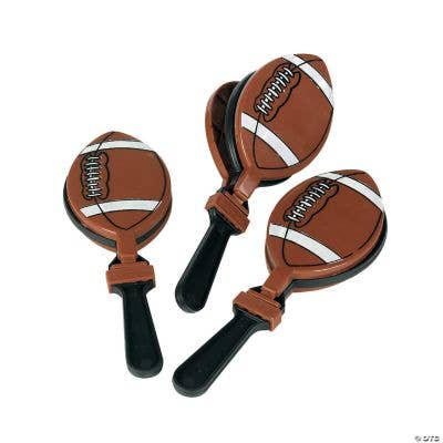 Fun Express - Wholesale Classic Toy - Kids - PLASTIC FOOTBALL CLAPPERS1