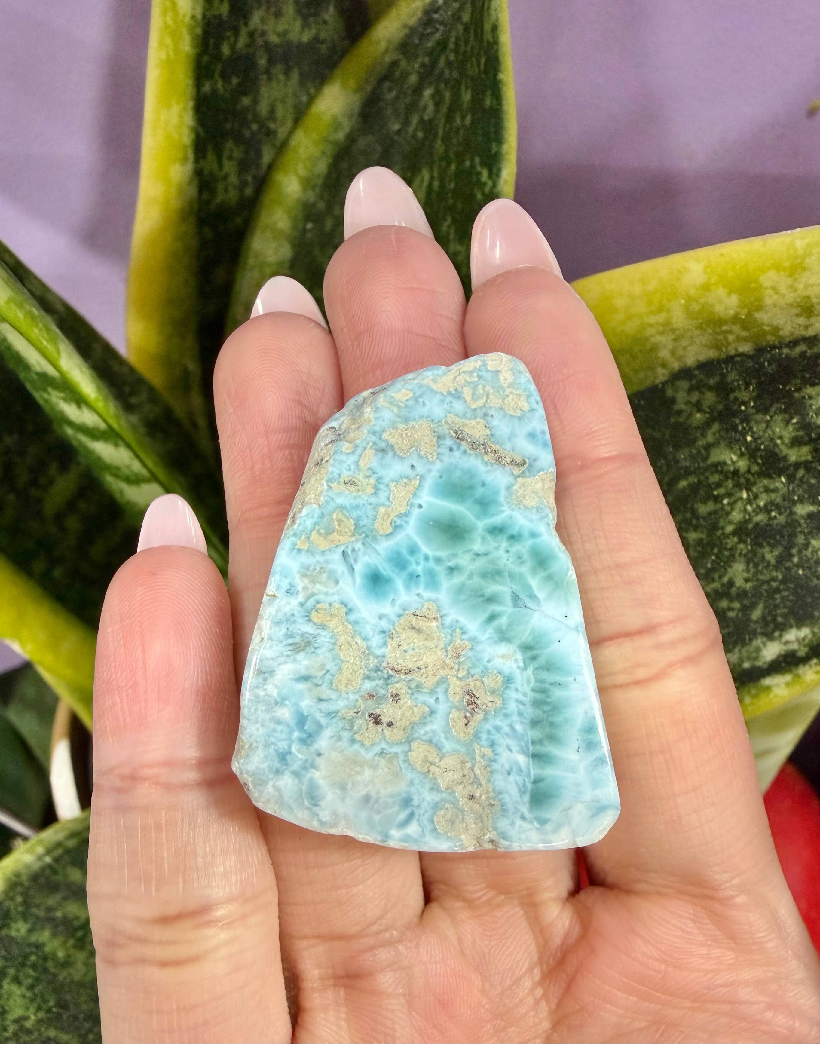 KayleeNYC – wholesale Spiritual stone/crystal – Wholesale Lot 1 lb Natural Larimar Slabs Crystal Healing12