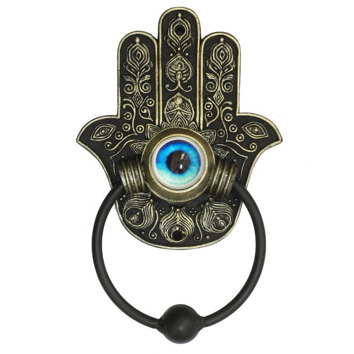 Evil Eye Hamsa Door Knocker for wholesale by Pacific Trading
