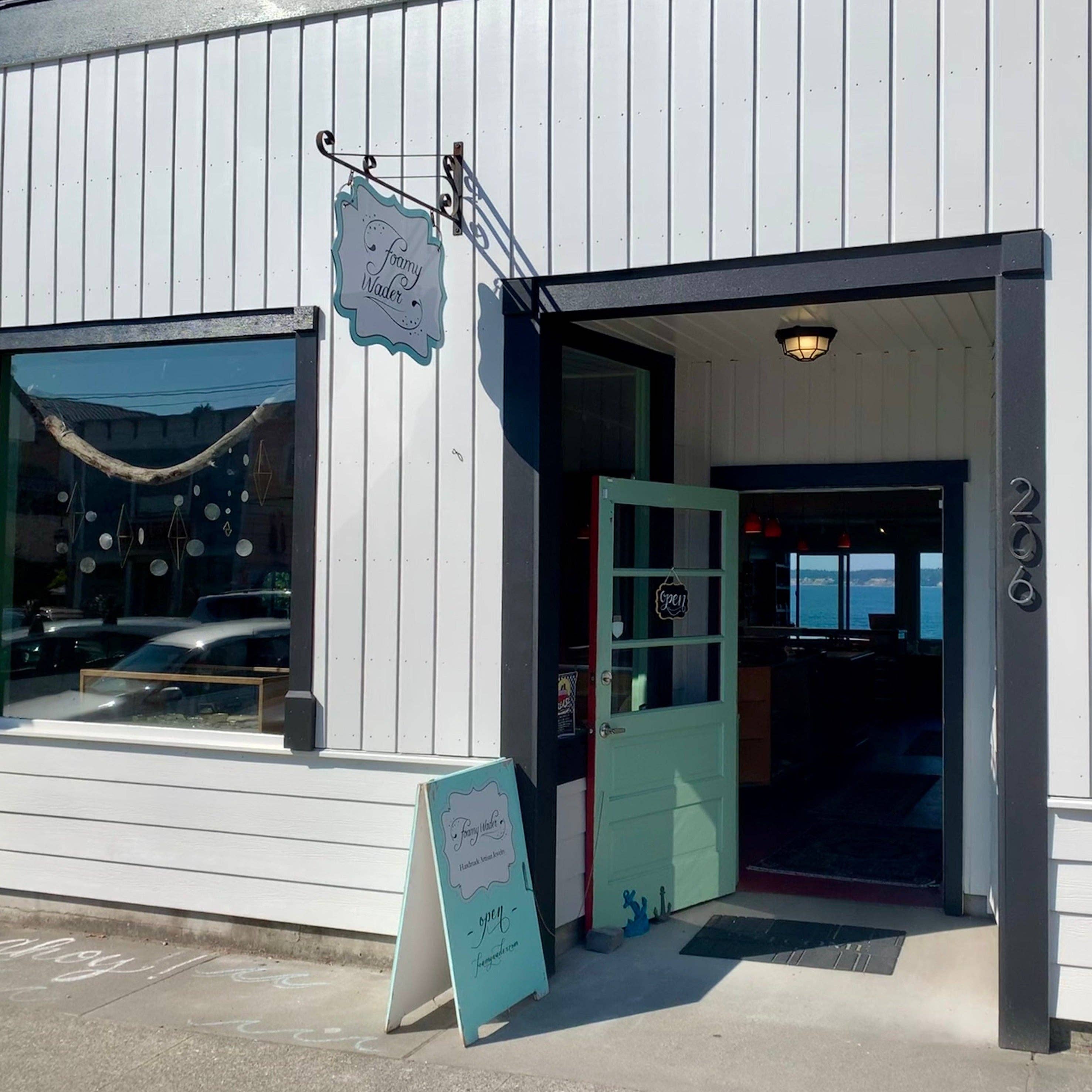 Foamy Wader - Wholesale Band/Stacked Ring - Waves Ring - handmade asymmetric wave ring, sustainable jewelry (4 metals)12