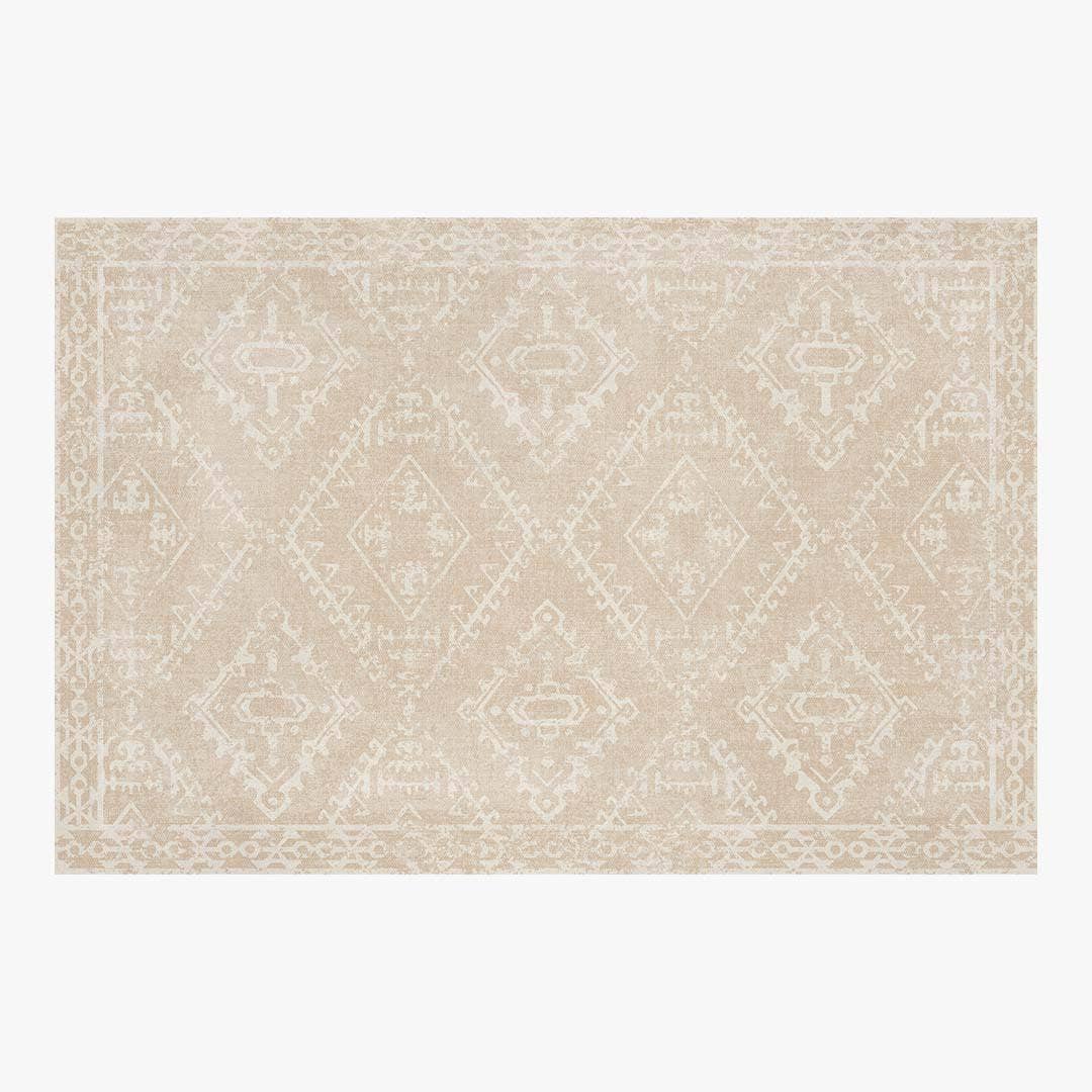 Carolina Creekhouse - Wholesale Area Rug - McCall FloorFlat | Beige - Premium Vinyl Mat0