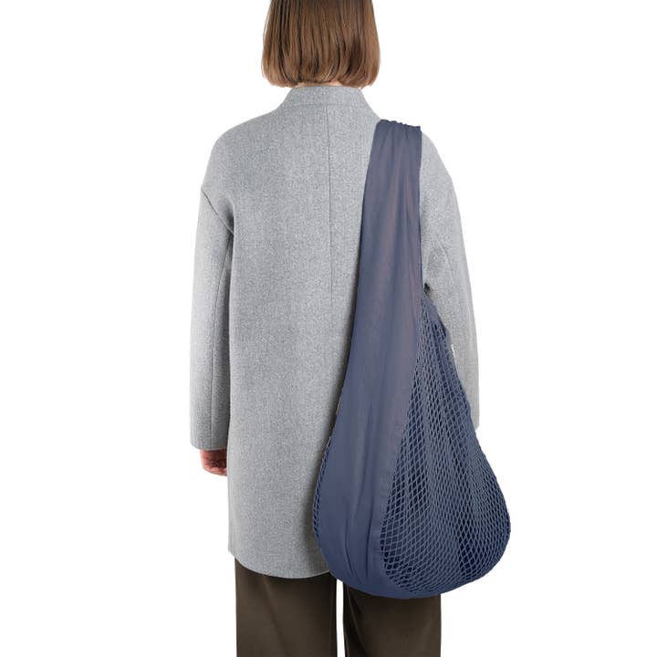 The Organic Company - Wholesale Grocery/Shopping Bag - Net shoulder bag - Gray blue1
