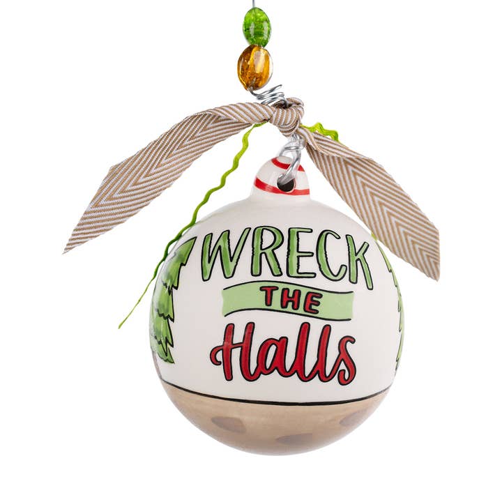 Wreck The Halls Ornament for wholesale by Glory Haus