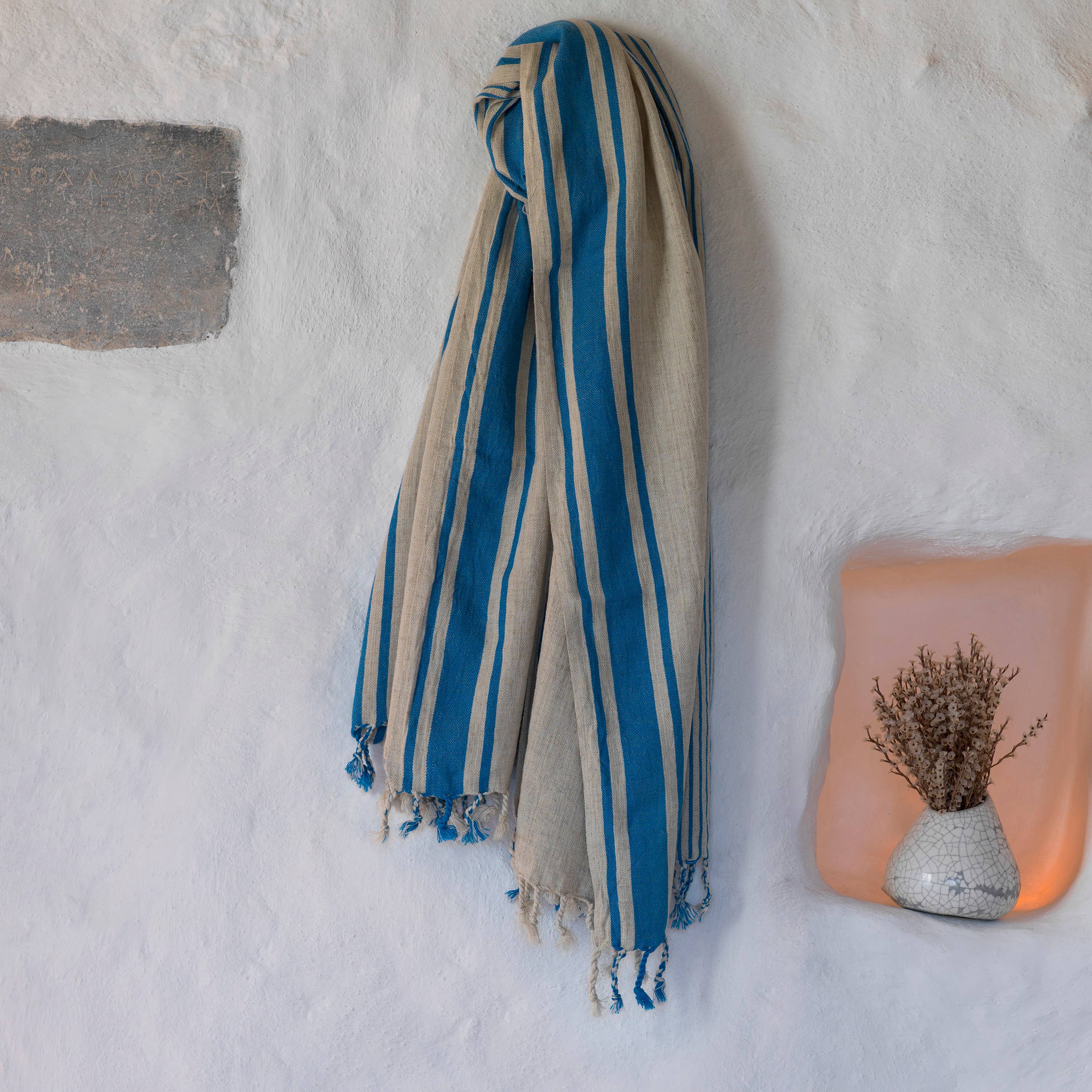 loom.ist – wholesale Beach towel – Linen Striped Turkish Towel/Beach Towel4