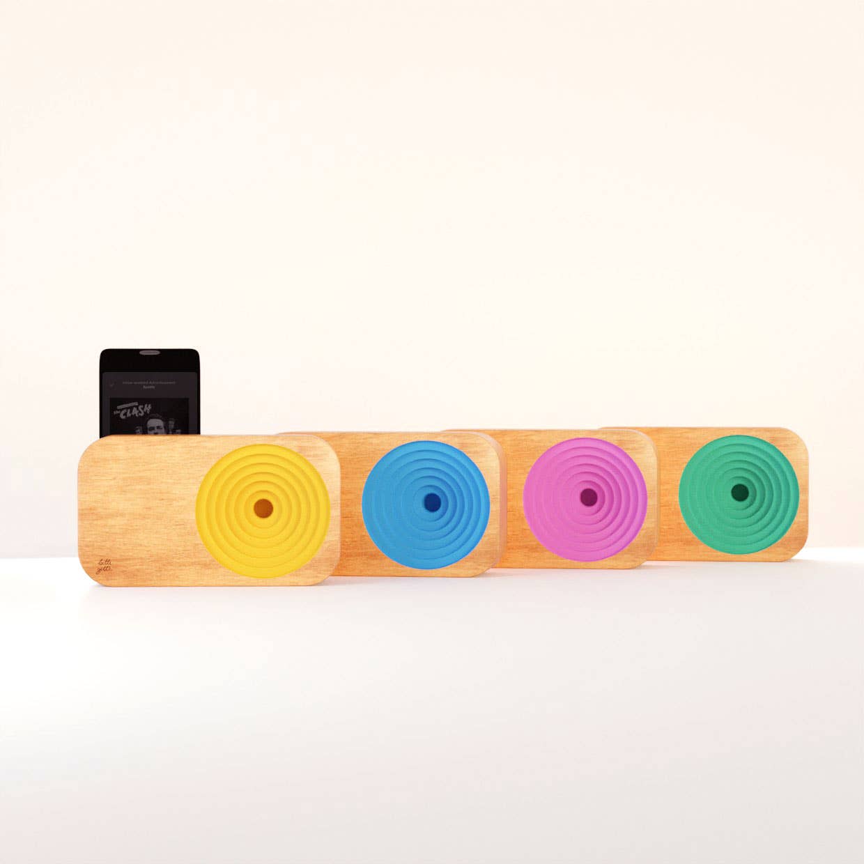 Bitti Gitti Design Workshop - Wholesale Luidsprekers/speakers - All Color the Wooden Sound System Bundle Pack8