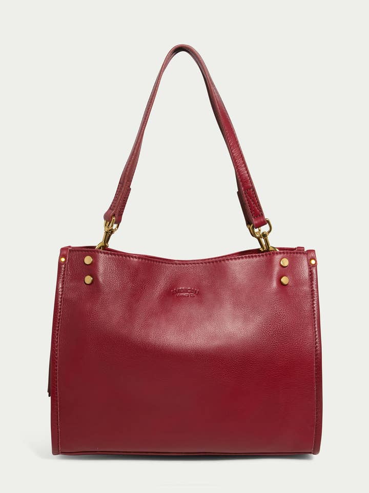 Nyhet Lenox Triple Entry Satchel för wholesale av American Leather Co