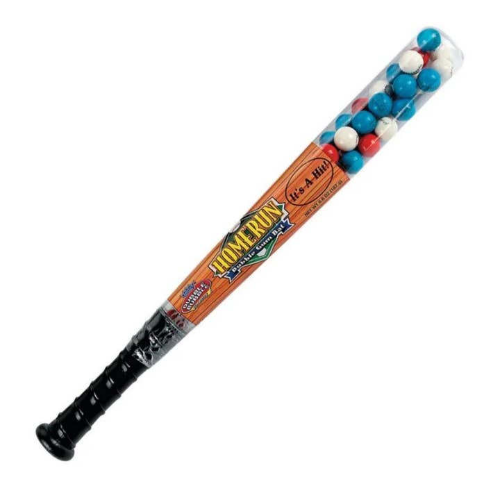 Majestic Wholesale - Wholesale Chewing Gum - Dubble Bubble Homerun Baseball Bat with Gumballs 6.6oz