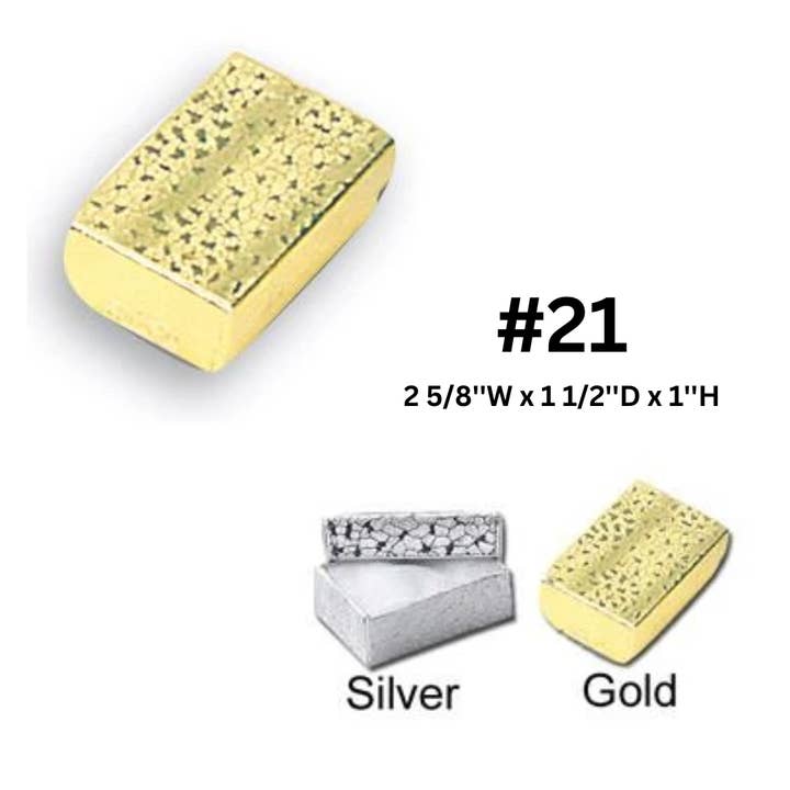 Atlanta Jewelers Supply – Engroshandel Smykkesskrin – Papirsmykkeskrin fyldt med bomuld2