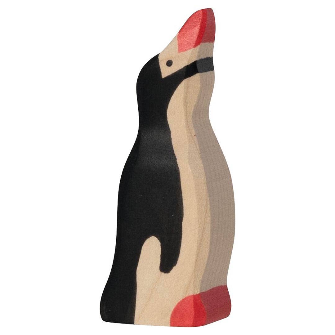 Goki America - Wholesale Wood Toy - Kids - Penguin, small, head raised0