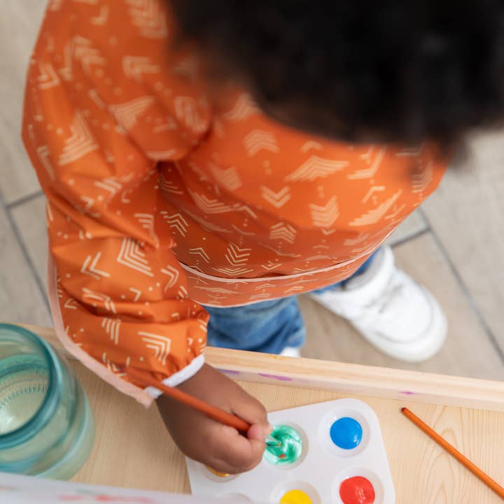 Bumkins - Wholesale Art Smock - Kids & Baby - Long-Sleeved Art Smock: Grounded8