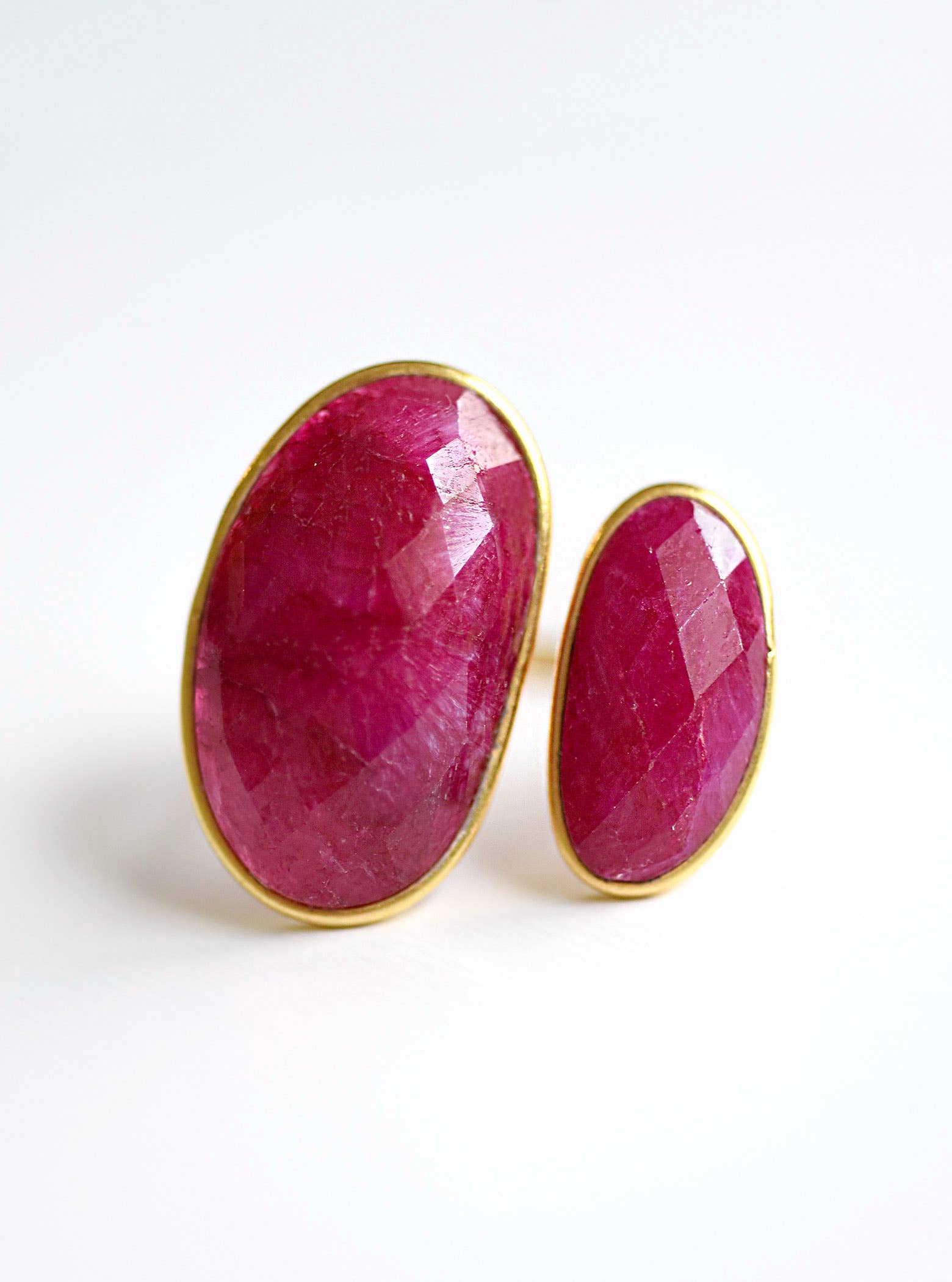 FELIX Z DESIGNS - Wholesale Cocktail/Statement Ring - 925 Silver Double Gemstone Ring3