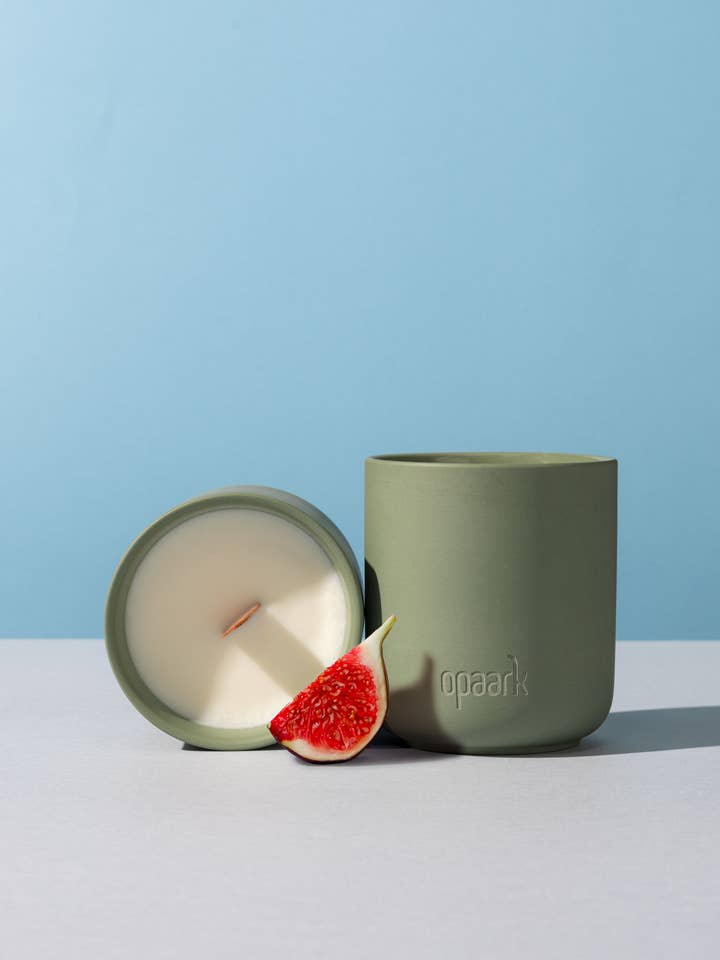 Vela Verde Higo 300 g para venta al por mayor de Opaark