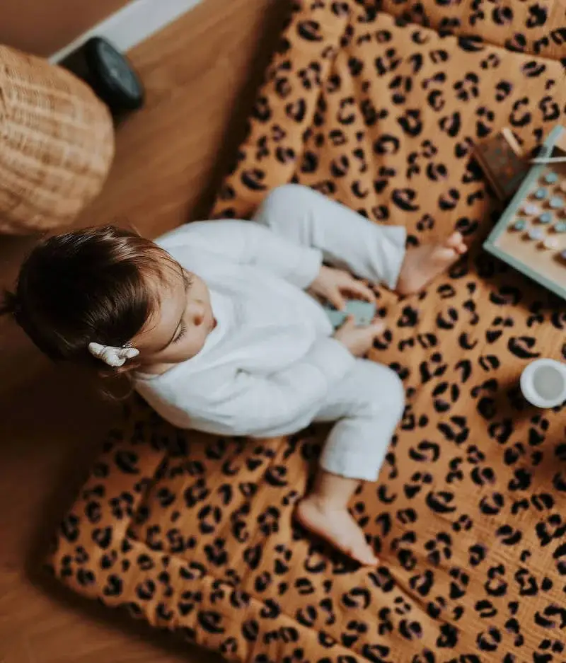 Manufacture des bébés français - Wholesale Speelmat - Kinderen en baby - Speelkleed met luipaardprint3