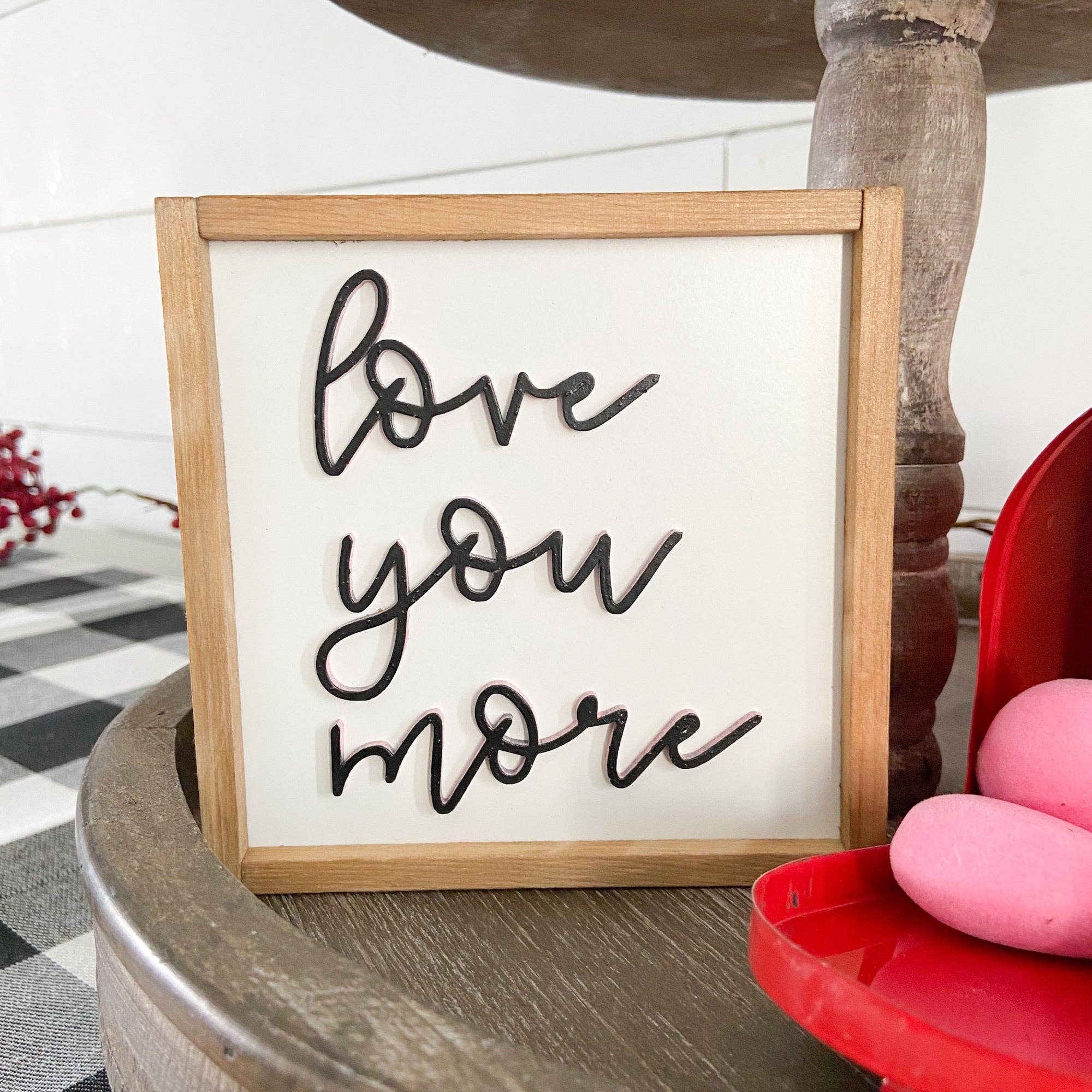 Nail and Hook Laser Cut Home Decor - Wholesale Sign - Valentine's Mini Signs | Tier Tray Decor20