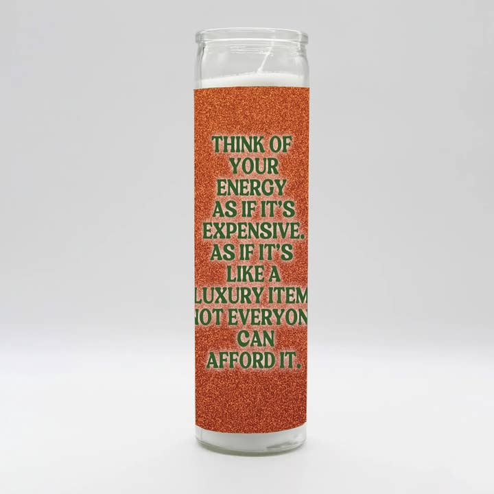 Je Energie Is Duur Kaars voor wholesale door BOBBYK