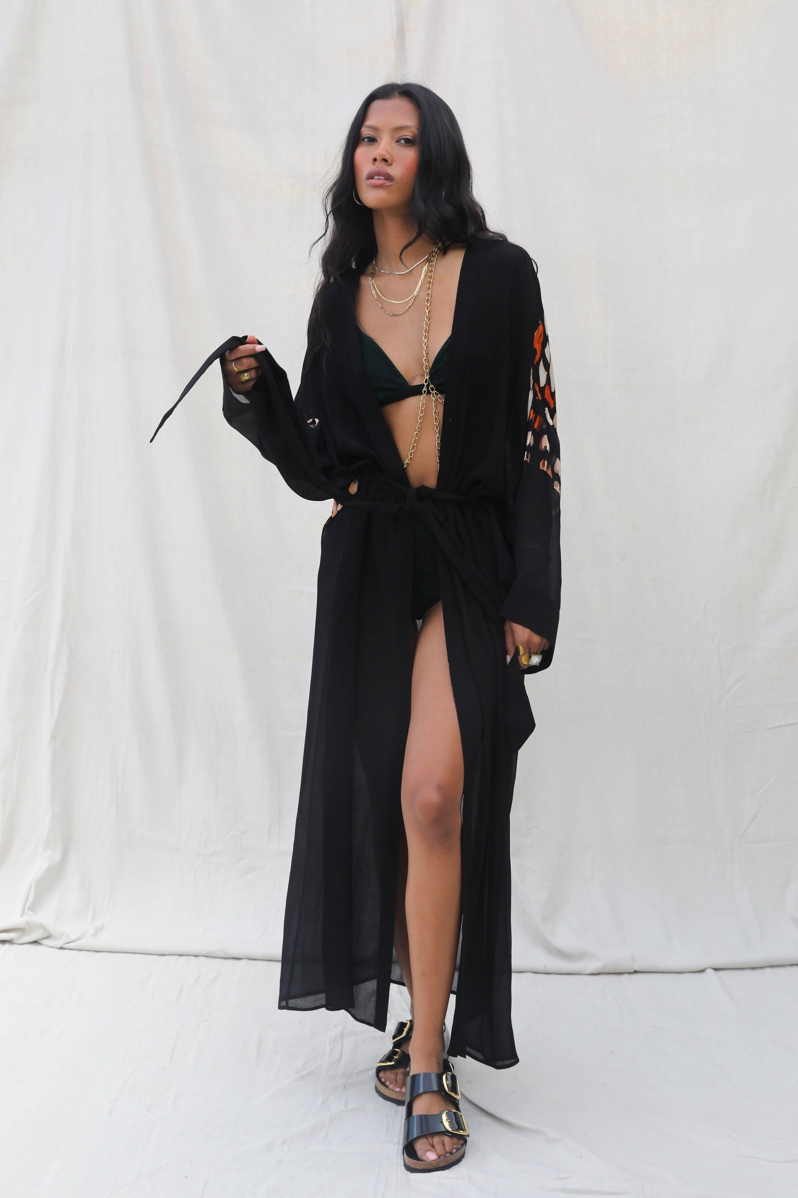 Metamorphosis Vanilla Silk Road Kimono for wholesale on Faire6