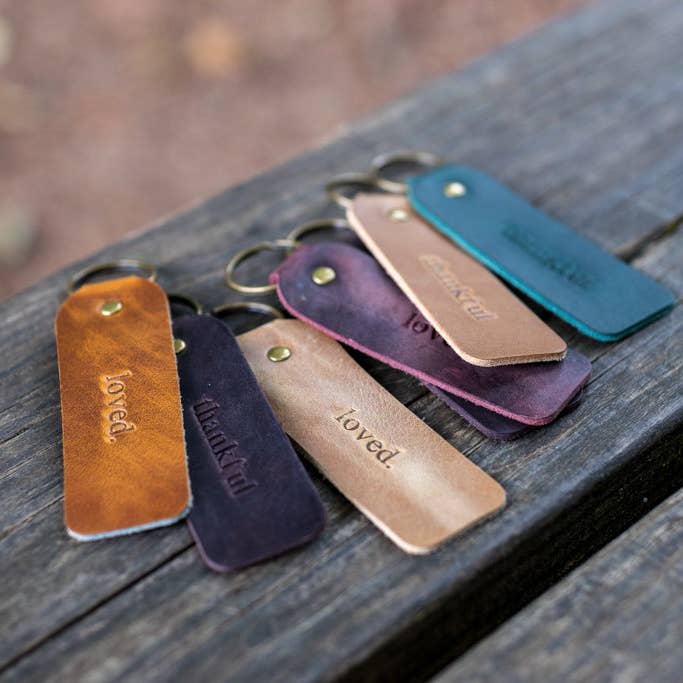 Lucas Ruth - Wholesale Keychain - Unisex - Leather Encouragement Keyrings