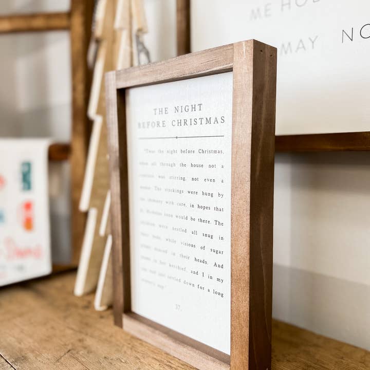Lily and Sparrow - Wholesale Christmas Wall Art - The Night Before Christmas | Christmas Wall Decor5