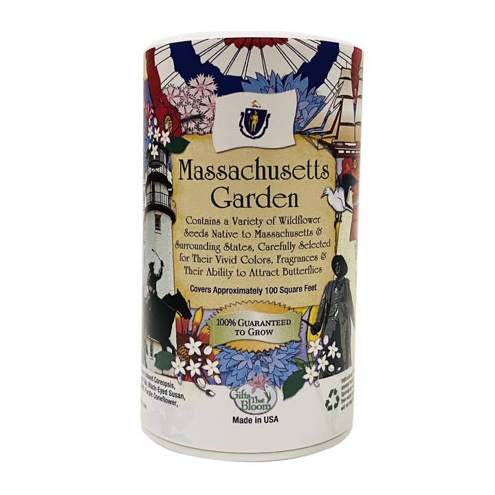 Massachusetts Garden Shaker Can for wholesale by Gifts That Bloom