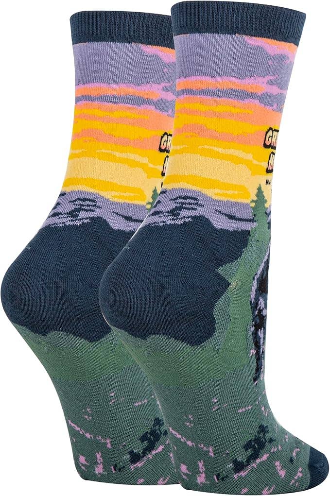 Oooh Yeah/Sock It Up/Oooh Geez Slippers - Vente Chaussettes – femme - Les Grands Monts Fumés | Chaussettes fantaisie en coton pour femmes1