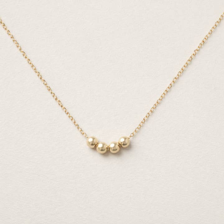 Sphere Necklace | Gold Fill for wholesale by Sheena Marshall Jewelry