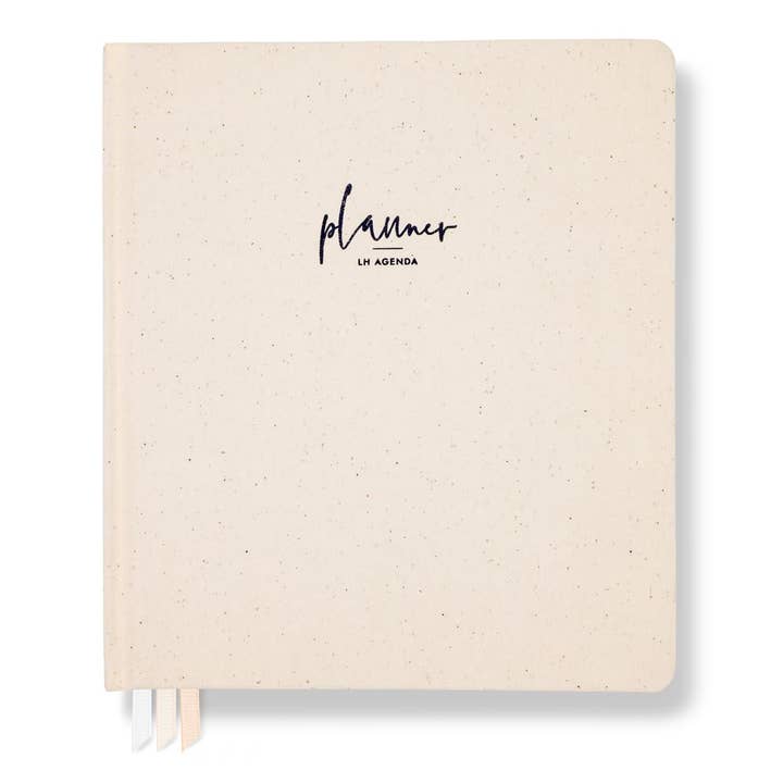 LH Planner - Semanal Grande - Blanco Jaspeado (Planificador de Vida) para venta al por mayor de LH Agenda & Co.