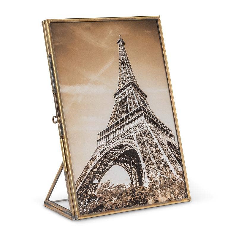 Abbott – wholesale Picture frame – Large Simple Gold Frame (holds5x7)-5x7"H0