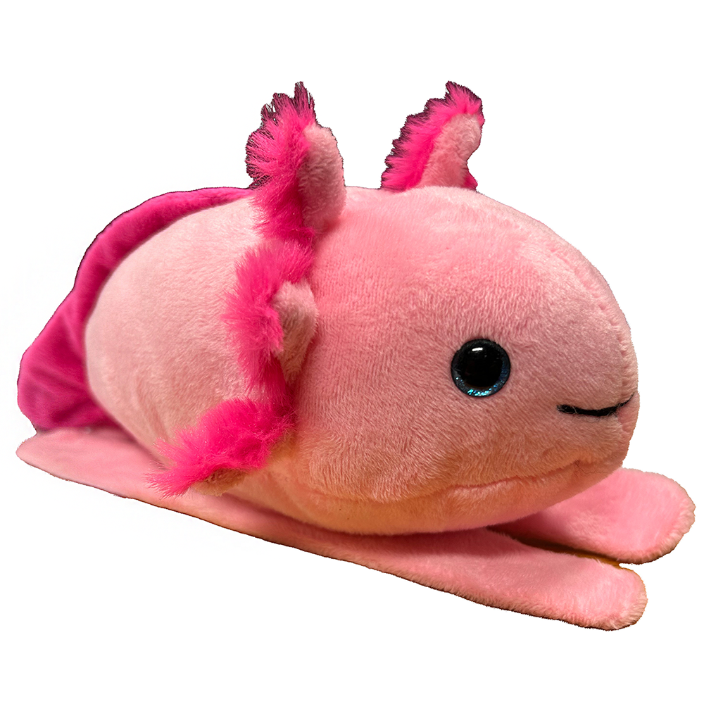 Texas Toy Distribution - Wholesale Stuffed/Plush Toy - Kids & Baby - Axolotl Plush Stuffed Animal with Two Slap Bracelets1