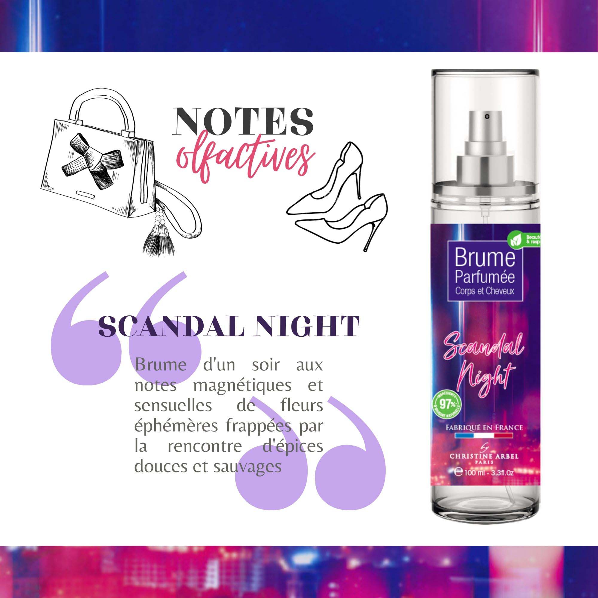 Compagnie Européenne des Parfums - Wholesale Perfume/Eau de Toilette - SCANDAL NIGHT - Fragrant Mist 100ml1