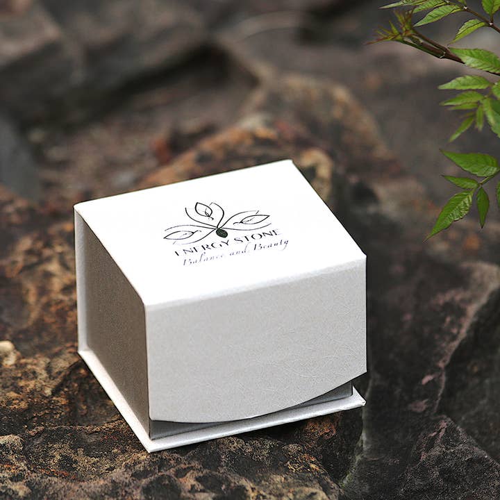 Energy Stone - Vendita all'ingrosso Anello midi/a fascia - Fortitude - Anello da meditazione in argento sterling5