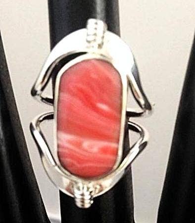 Costello International - Wholesale Cocktail/Statement Ring - Flip Large Semi-Precious Stone Inlaid Rings14