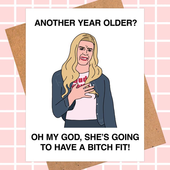 White Chicks Geburtstagskarte, Bitch Fit Funny Card für den Großhandel von Pop Hot Cards