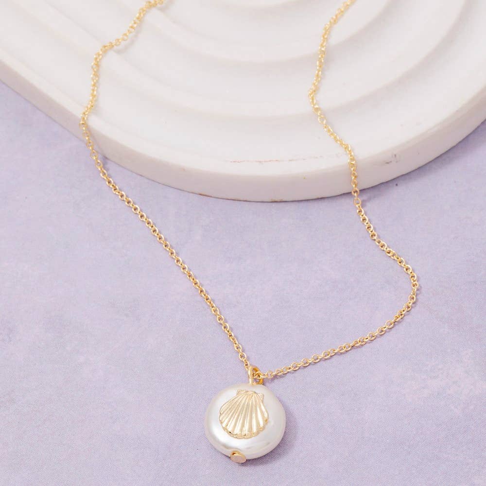 G Collana con Pendente di Perla a Conchiglia in vendita all'ingrosso su Faire0