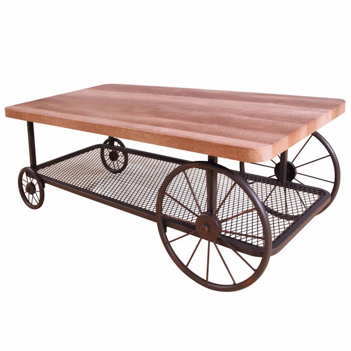 Acme Furniture Industry, Inc. - Wholesale Coffee Table - Francie Coffee Table w/ Bottom Shelf, Oak & Antique Gray1