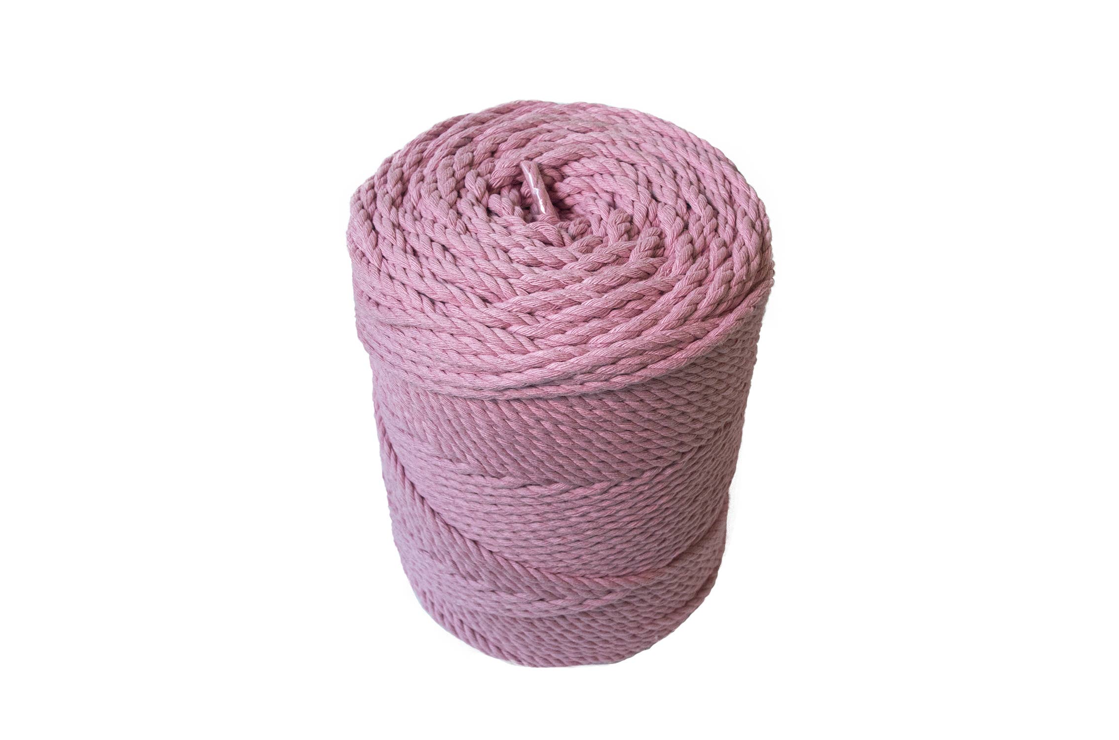 woolexperts – material para artesanato por atacado – Corda de macramê 4 mm de algodão torcida para artesanato3