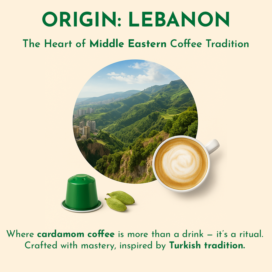 Yasma Coffee - Vente Dosettes de café - Mélange Mazaj - Capsule de Café à la Cardamome - 40 ou 20 Capsules4