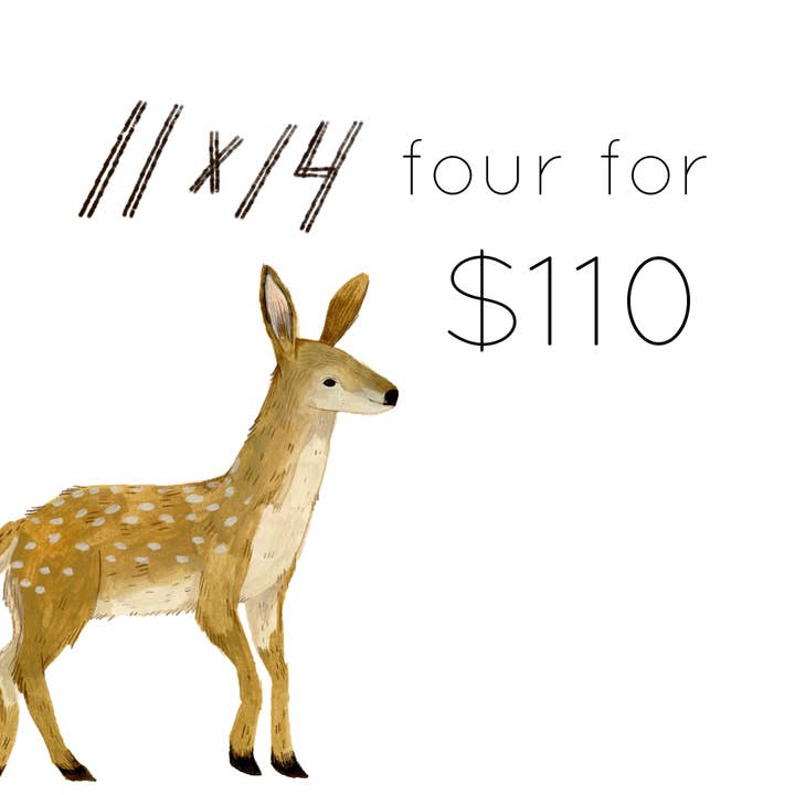 Qualsiasi quattro stampe 11x14 per $110 per la vendita all'ingrosso da parte di Canyon & Cove Art