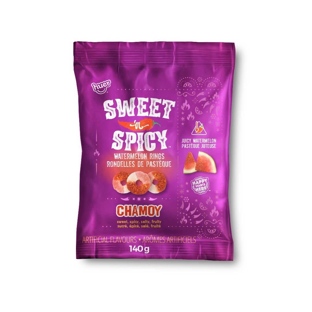 iSweet.ca - Wholesale Gummy - Huer - Chamoy - Watermelon Rings 140 g