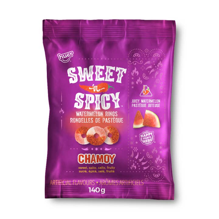 iSweet.ca - Wholesale Gummy - Huer - Chamoy - Watermelon Rings 140 g0