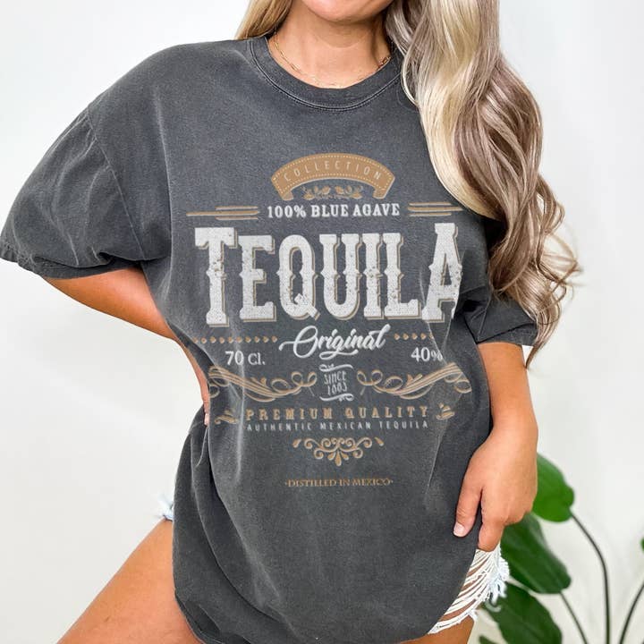 Tequila Vintage Vibe Shirt for wholesale by Eleven Fashion