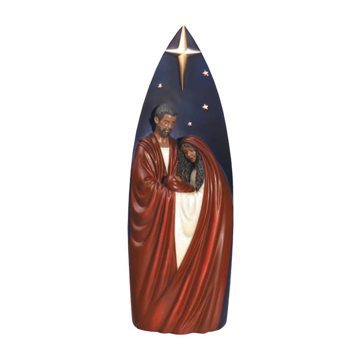 19037: African American Traditional Nativity, 13.25"H for wholesale by Positive Image Gifts
