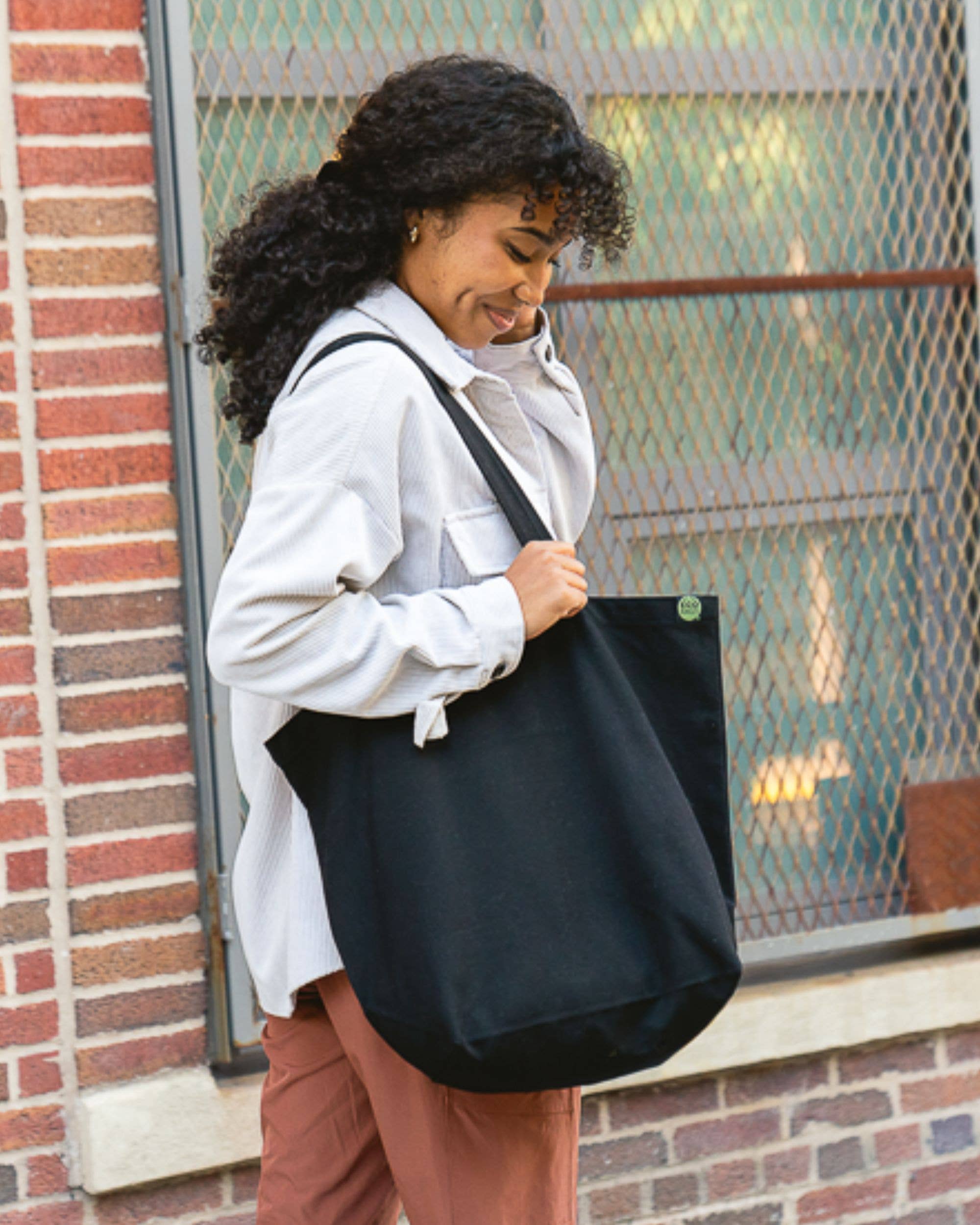 ECOBAGS – wholesale Bärkasse - Unisex – Återvunnen bomull stor kilväska2