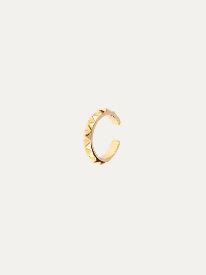 Violet Guld øre manchet for engroshandel hos FLOR DE MENTA JEWELRY