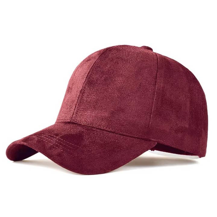 Oblige by G - Wholesale Baseball cap – Women's - Soft Suede Baseball Cap AT-6261