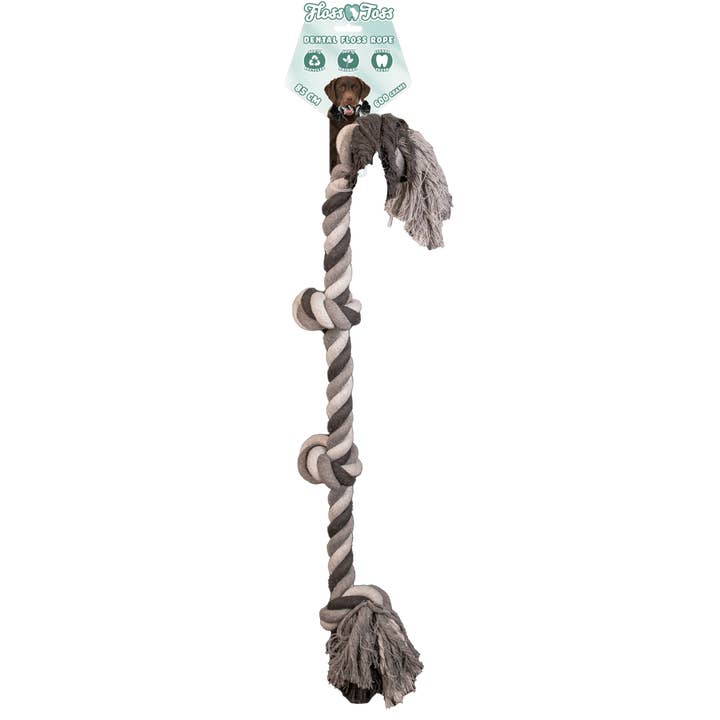 Hofman Animal Care – wholesale Repleksak - Hund – Floss Toss Dental Rep 4 Knutar 85 cm